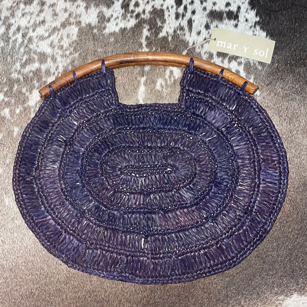 Mar y sol woven purse